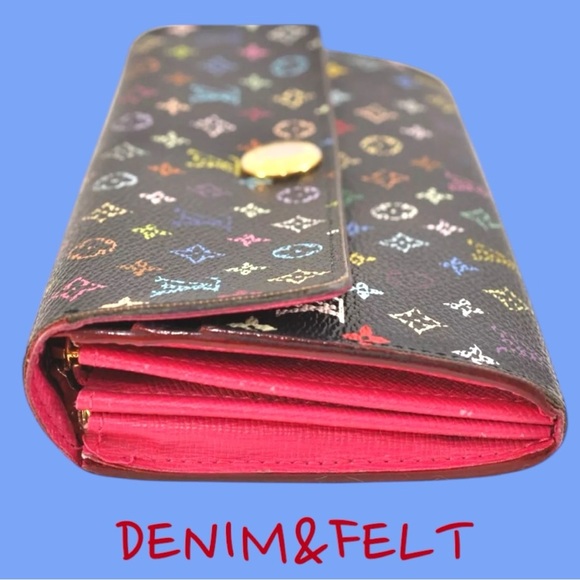 Louis Vuitton Monogram Multicolor Portefeuille Sarah Long Wallet w/Box |PRELOVED - Picture 5 of 15